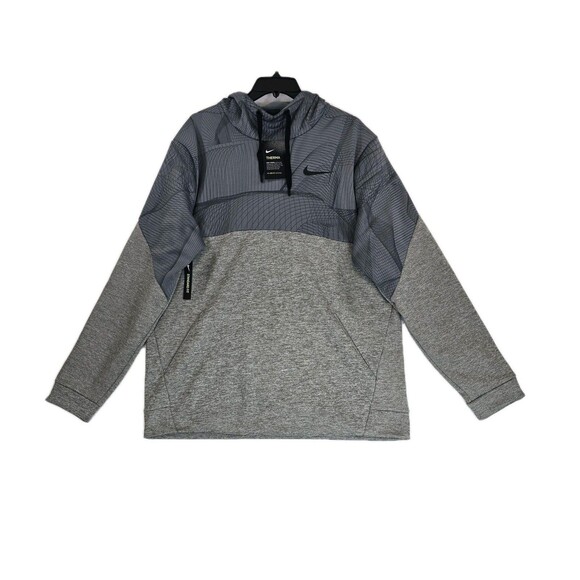 Nike Therma Hoodie Mens XL Standard Fit Pullover Dri-FIT Training BV2752-063 - Picture 1 of 15